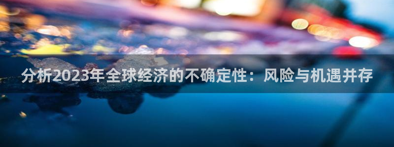 彩客网体育注册代理：分析2023年全球经济的不确定性：风险与机遇并存