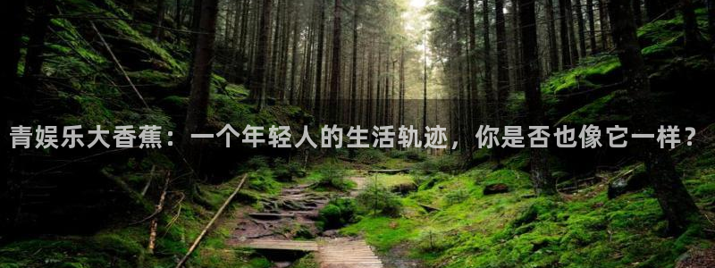 彩客网2平台登录：青娱乐大香蕉：一个年轻人的生活轨迹，你是否也像它一样？