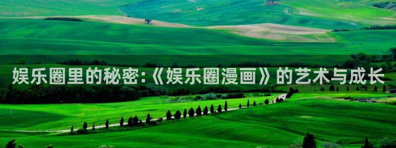 彩客网电子有限公司：娱乐圈里的秘密:《娱乐圈漫画》的艺术与成长